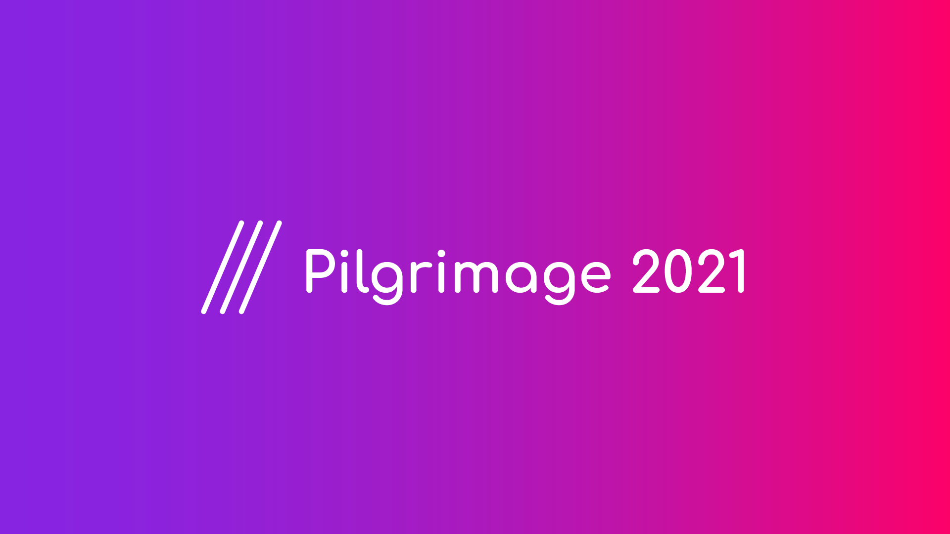 Pilgrimage 2021 To Take Place In-Person and Virtually